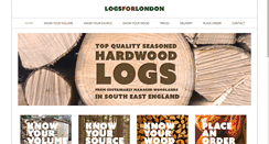 Desktop Screenshot of logsforlondon.co.uk